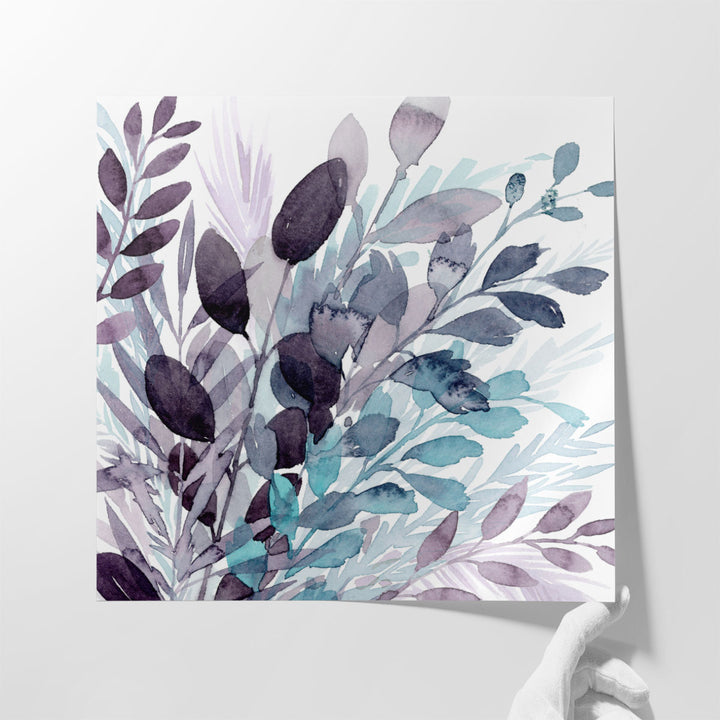 Crystallized Flora I - Canvas Print Wall Art