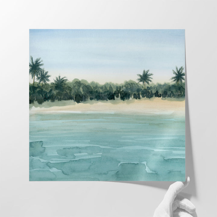 Blue ocean prints for living room décor