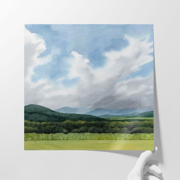 Meadow landscape art prints for living room