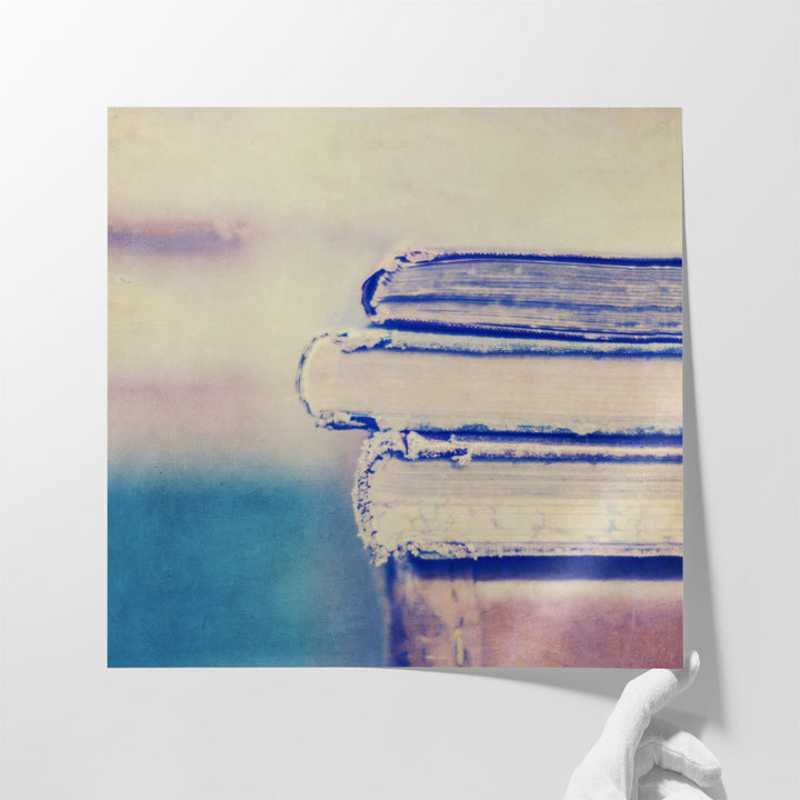 Home office wall decor bookshelf art