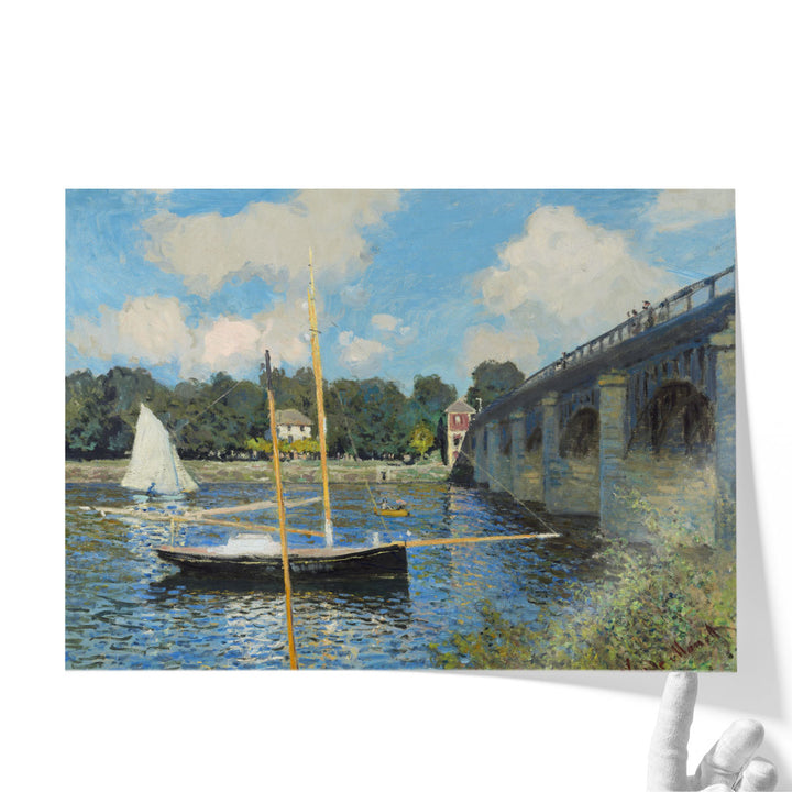 The Bridge at Argenteuil, 1874 - Canvas Print Wall Art