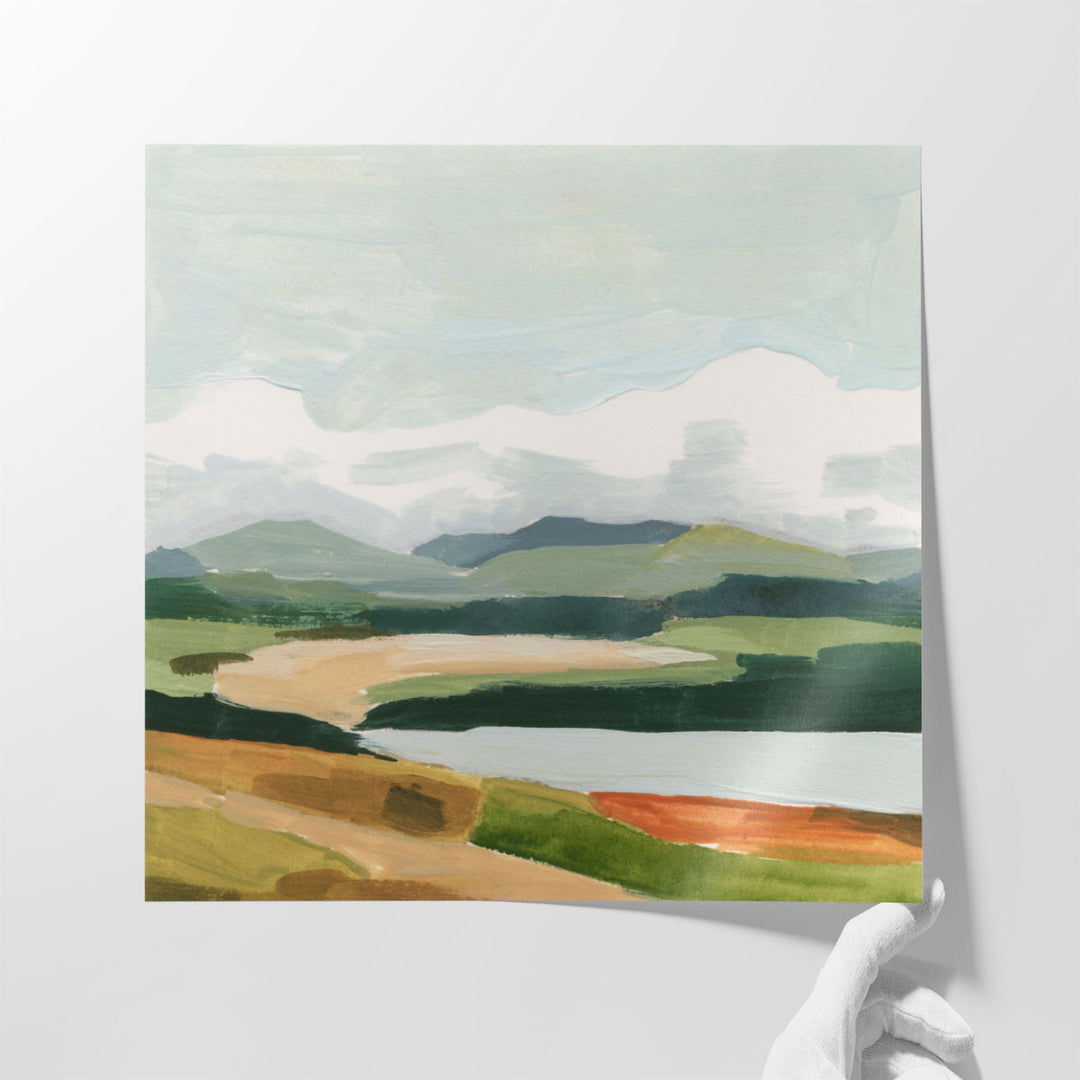 Watercolor art prints for farmhouse décor