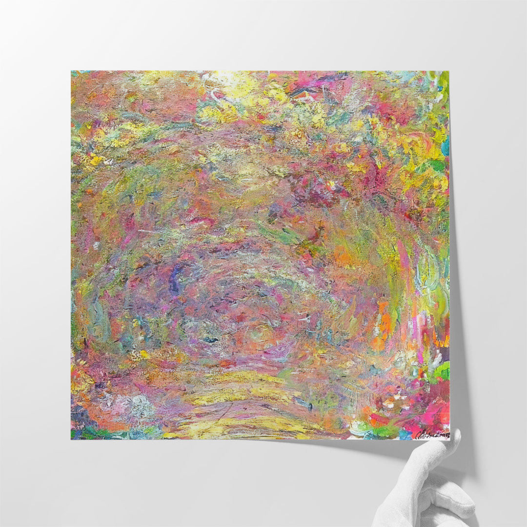 Path under the Rose Trellises, 1918 - 1924 - Canvas Print Wall Art