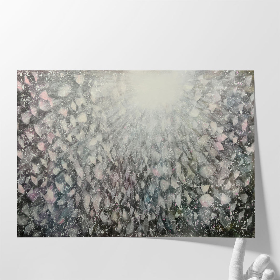 hallway wall decor neutral modern piece