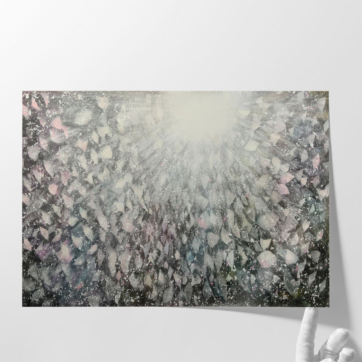 hallway wall decor neutral modern piece