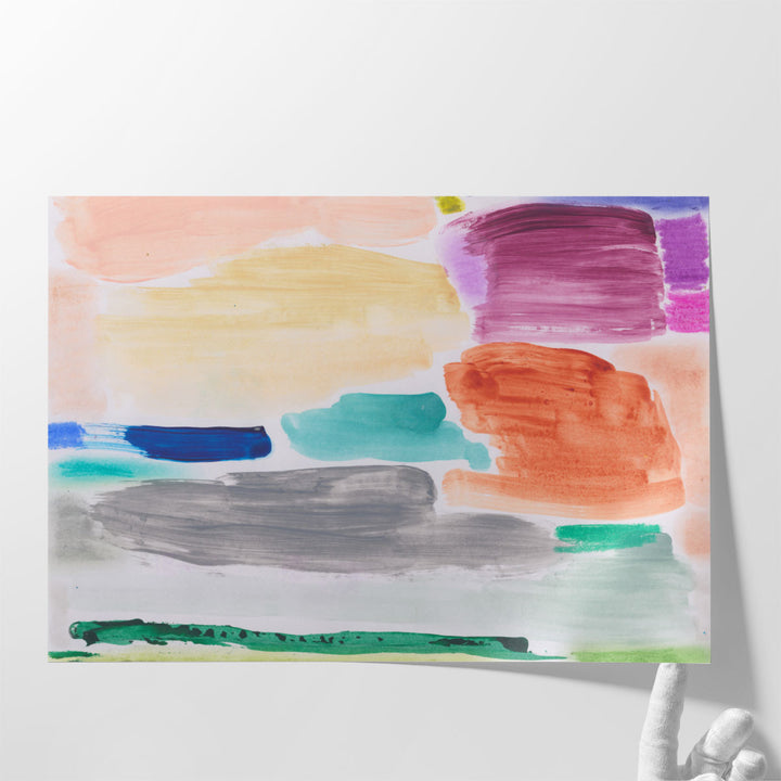 Big Framed Wall Art For Living Room – vibrant oversized abstract print