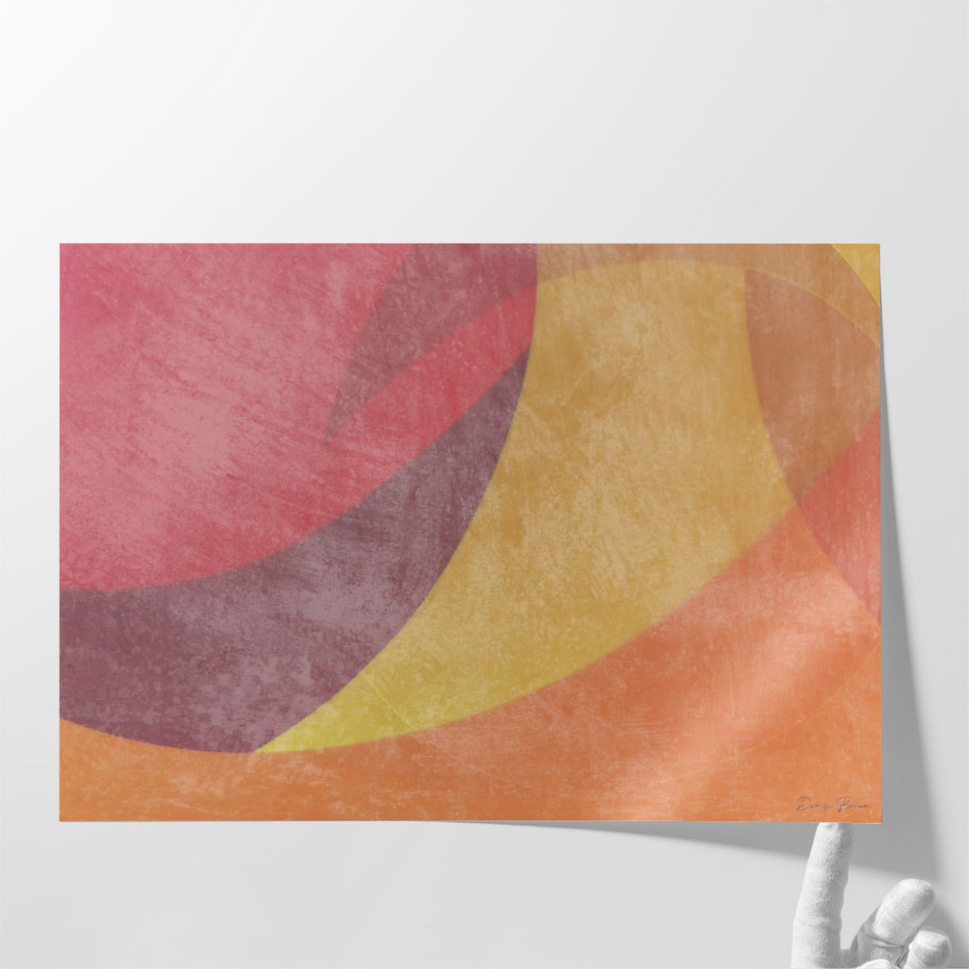 Yellow texture bedroom artwork
