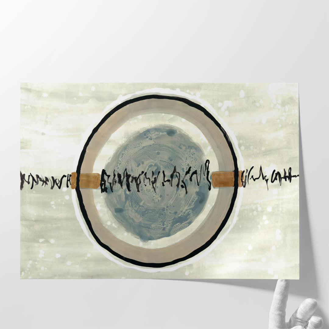 Modern abstract canvas art living room