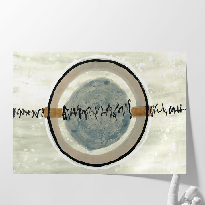 Modern abstract canvas art living room
