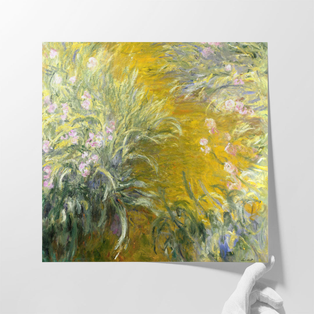 The Path Through The Irises, 1914–1917 - Canvas Print Wall Art