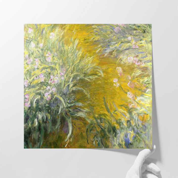 The Path Through The Irises, 1914–1917 - Canvas Print Wall Art