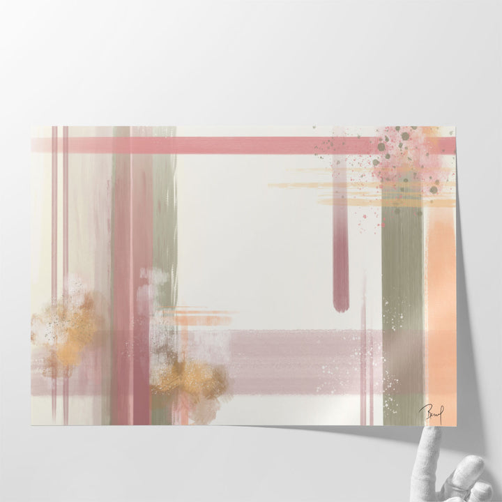 Big Wall Art Canvas for Bedroom – oversized soft-hued canvas print