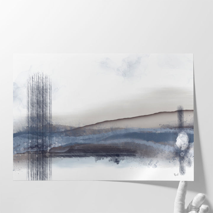 Hallway artwork with minimalist design