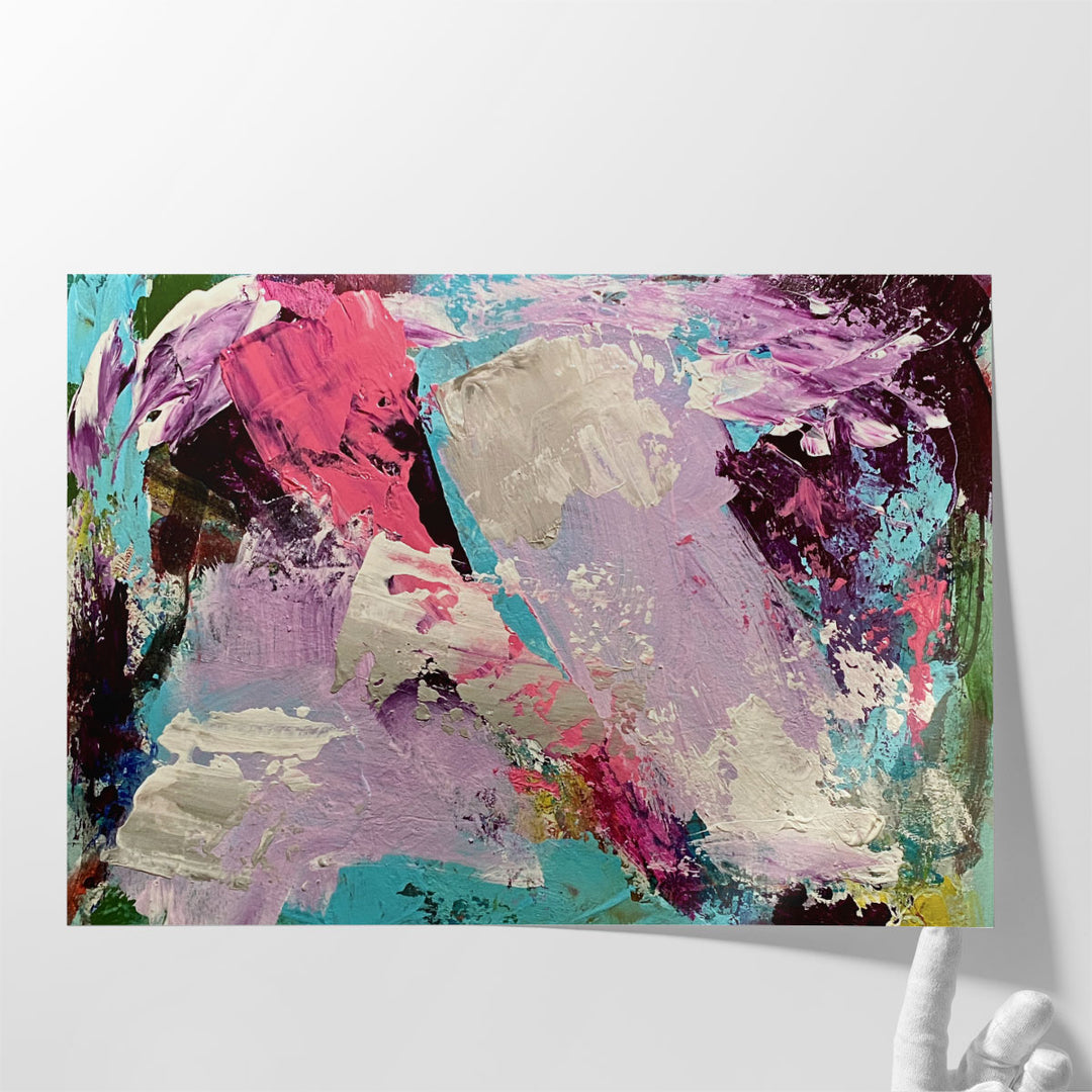 colorful abstract art bold brushstroke pattern