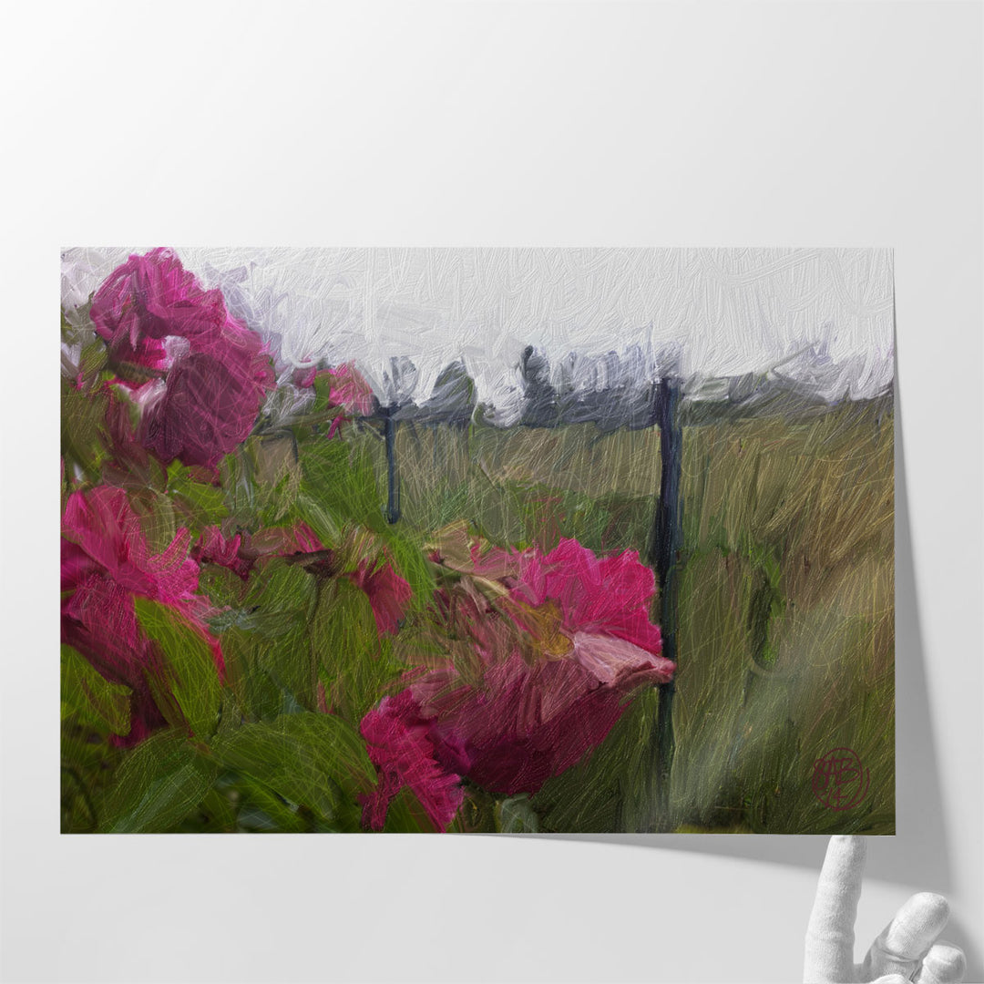 24×16 Botanical Wall Art living room focal
