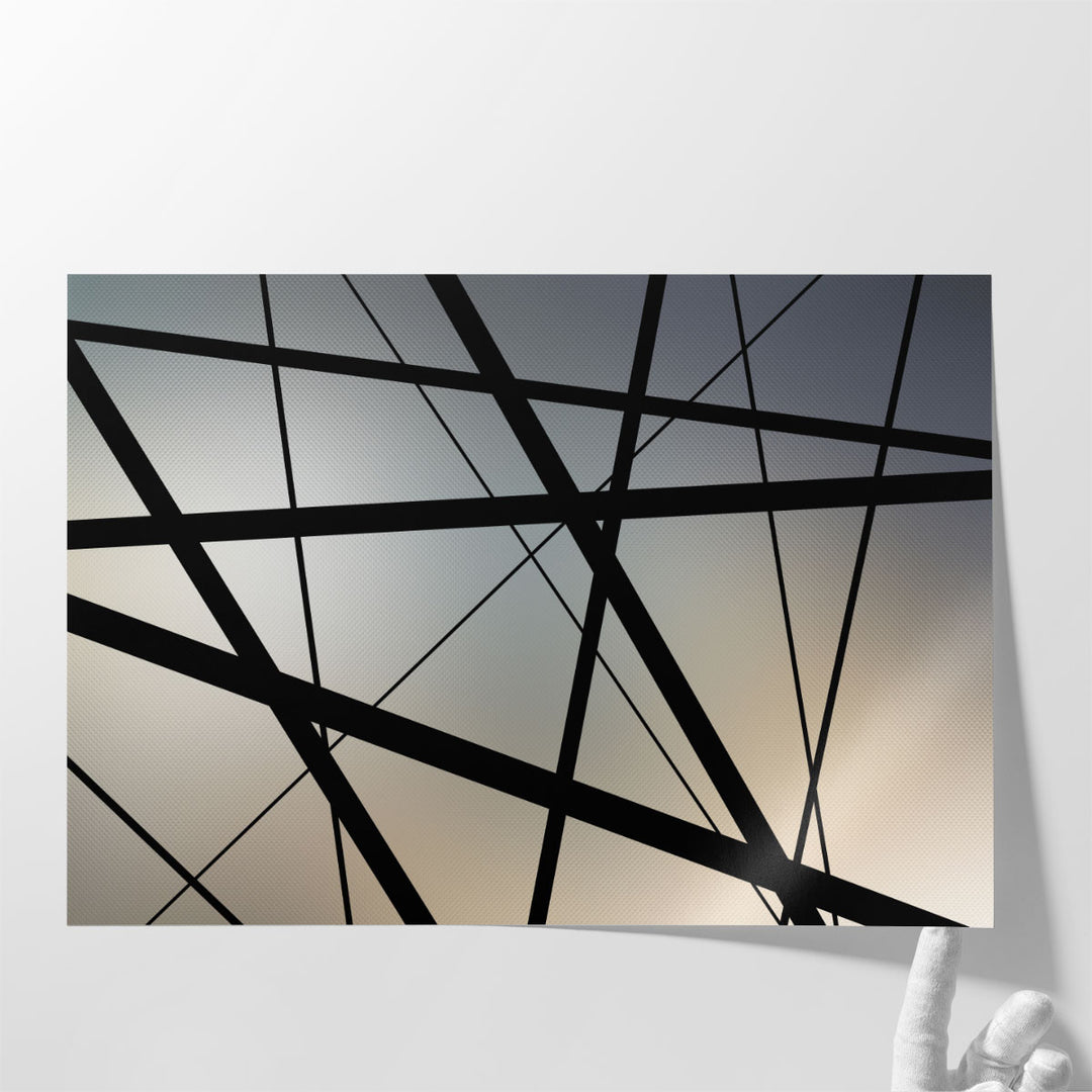 30x20 Minimalist Framed Art refined hallway focal