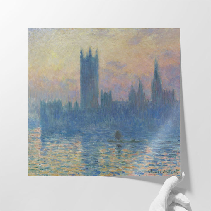 The Houses of Parliament, Sunset, 1903 - Canvas Print Wall Art