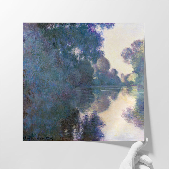 Morning on the Seine near Giverny, 1897 - Canvas Print Wall Art