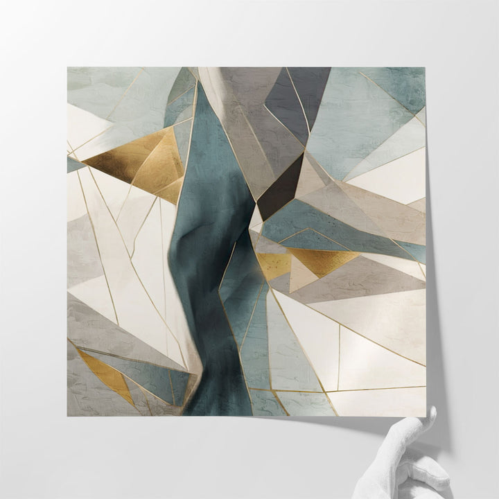 hallway artwork – minimalist geometric print