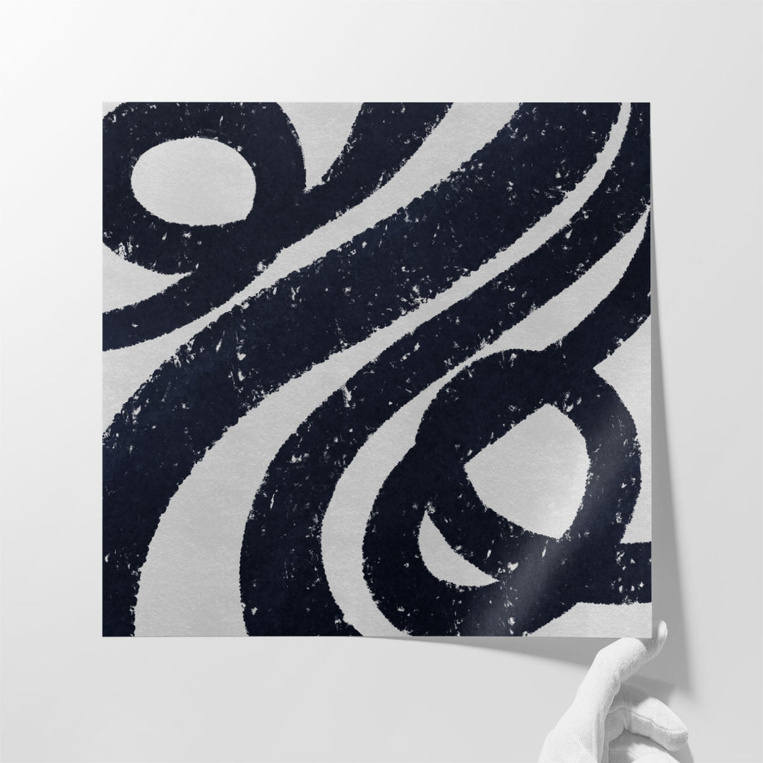 40x40 Modern Canvas Wall Art entryway focal