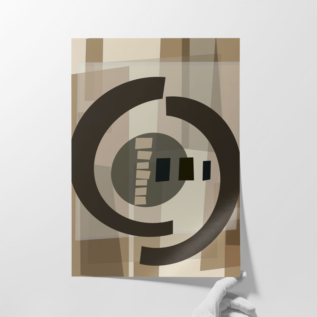 living room art neutral abstract display