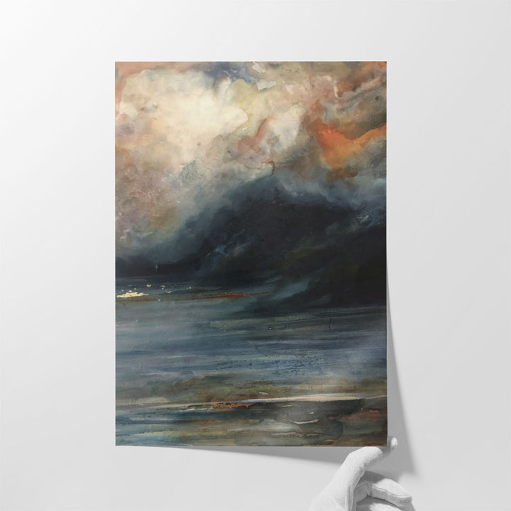 32×48 watercolor bedroom canvas focal point