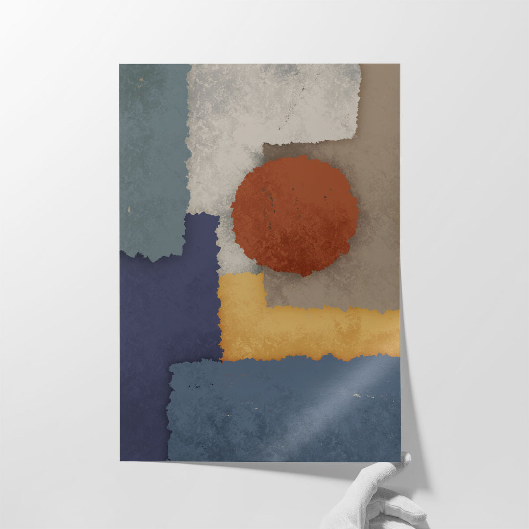 living room decor modern abstract focal piece