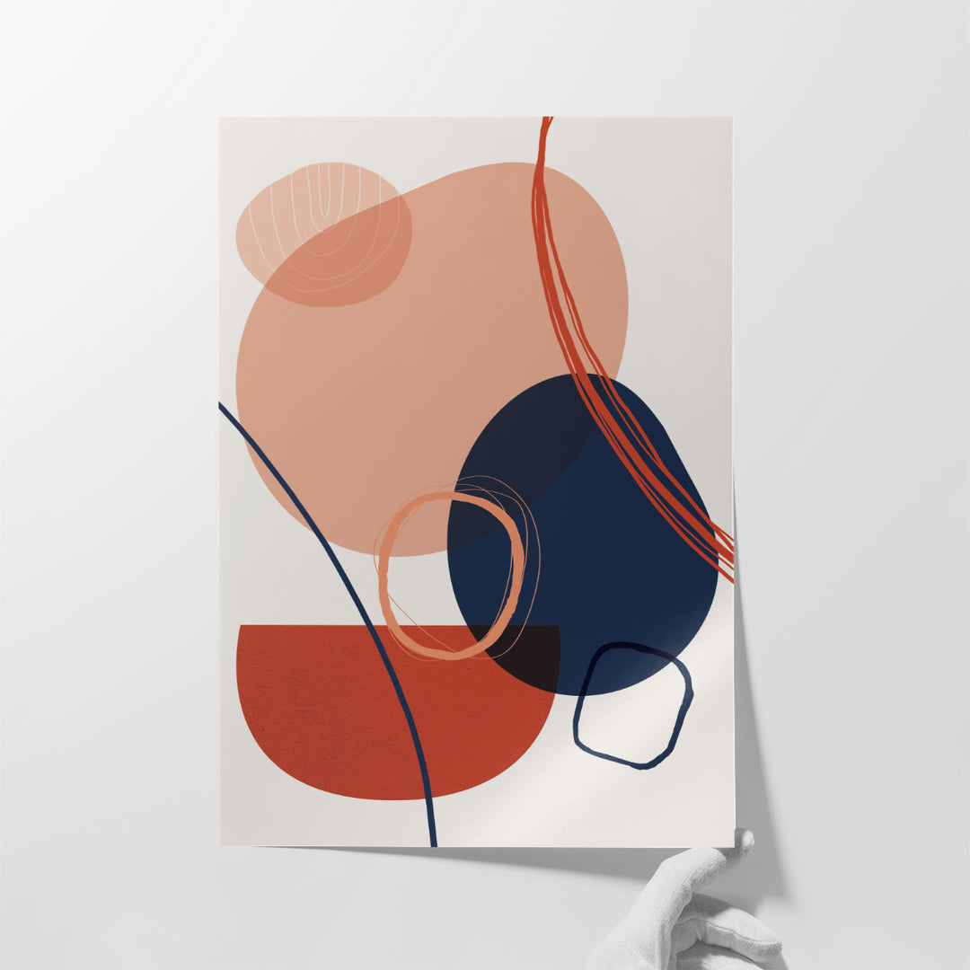 hallway artwork – neutral canvas design