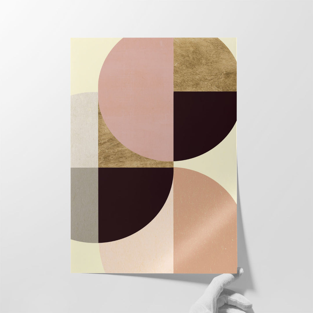 Big minimalist art prints entryway console