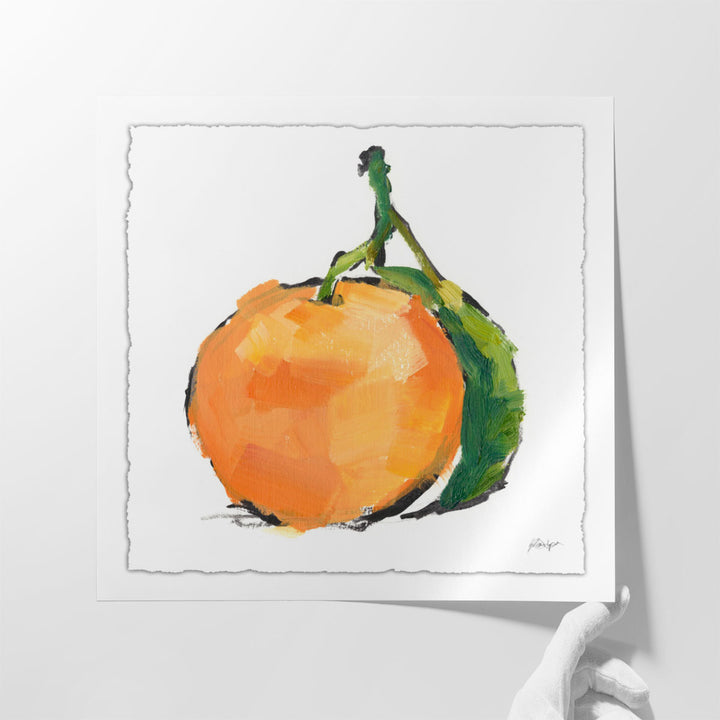 kitchen wall decor – fresh orange motif
