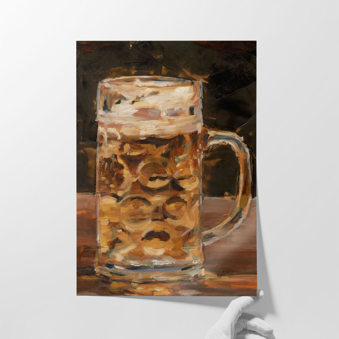 large dining room wall art – amber liquor glow