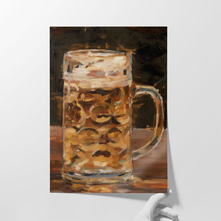 large dining room wall art – amber liquor glow