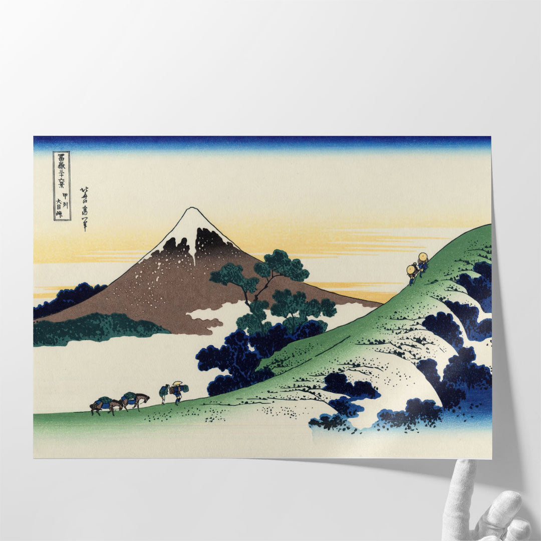 Inume Pass in The Kai Province - Canvas Print Wall Art