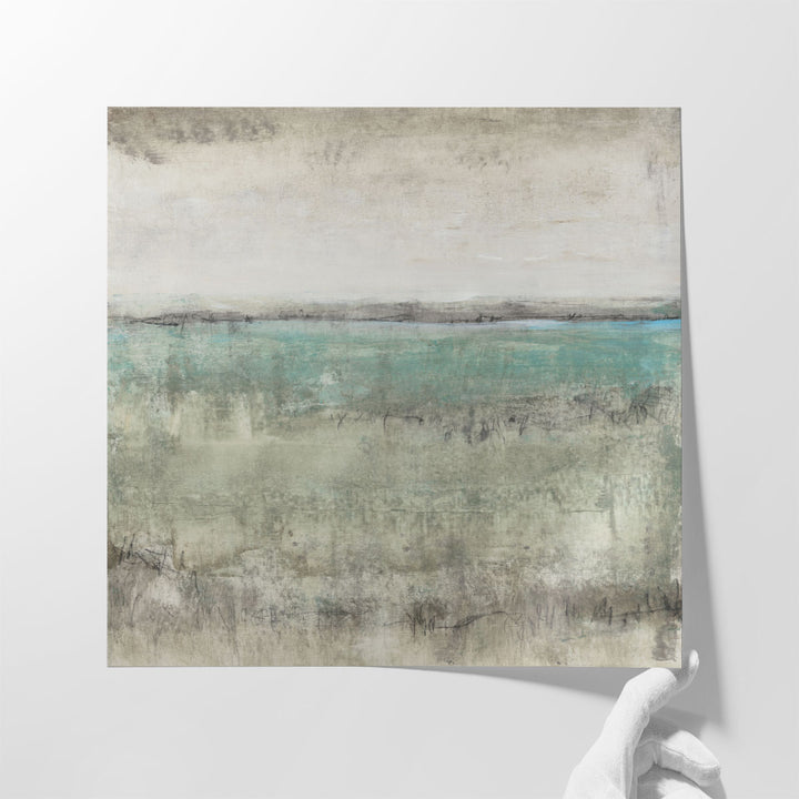 Aqua Horizon I - Canvas Print Wall Art