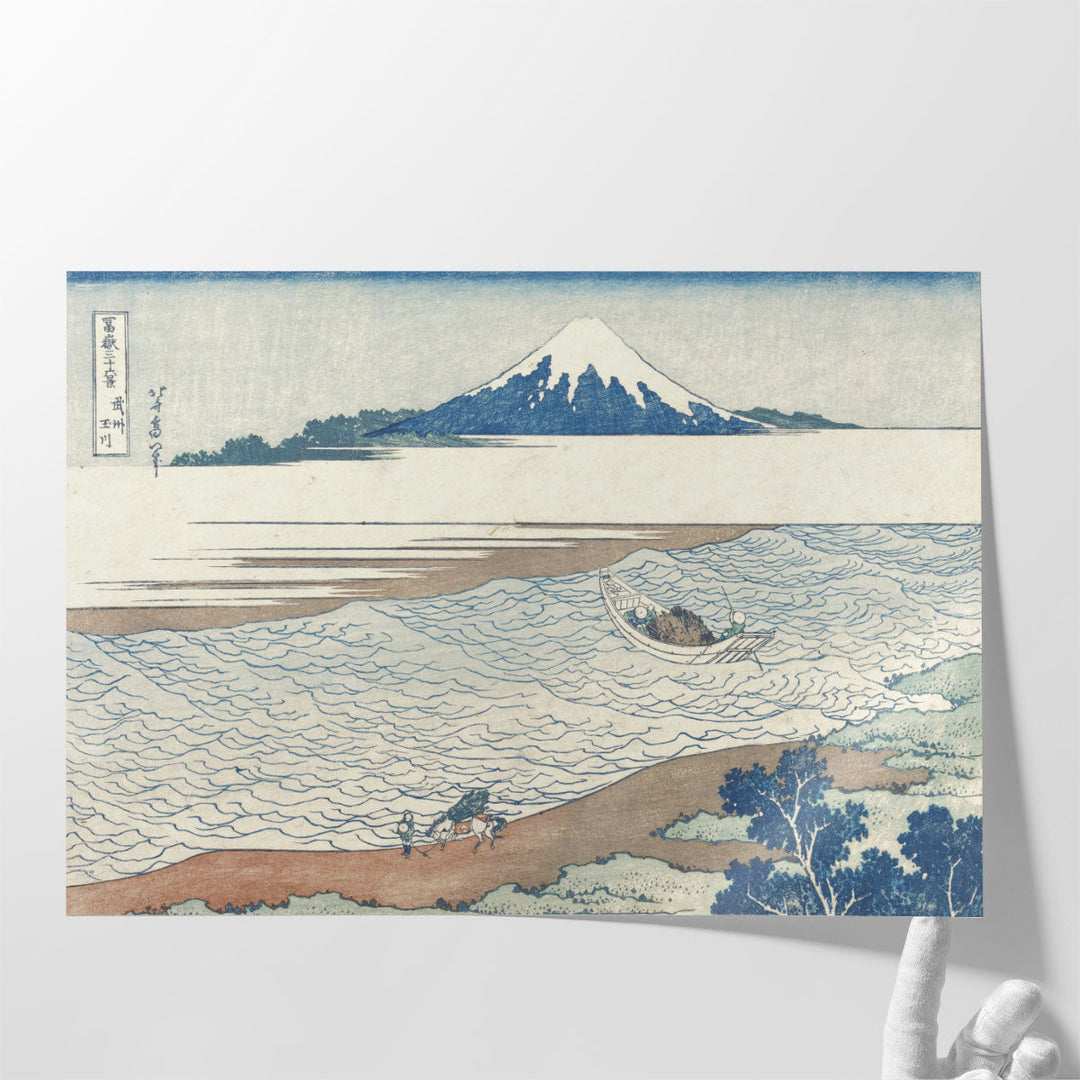 The Jewel River in Musashi Province, 1830–1833 - Canvas Print Wall Art