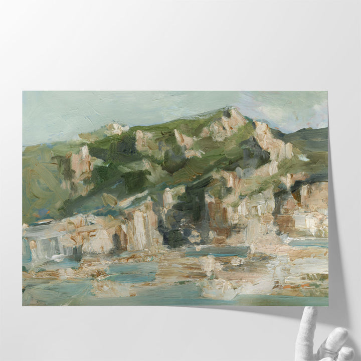 Extra large landscape wall art for hallway space