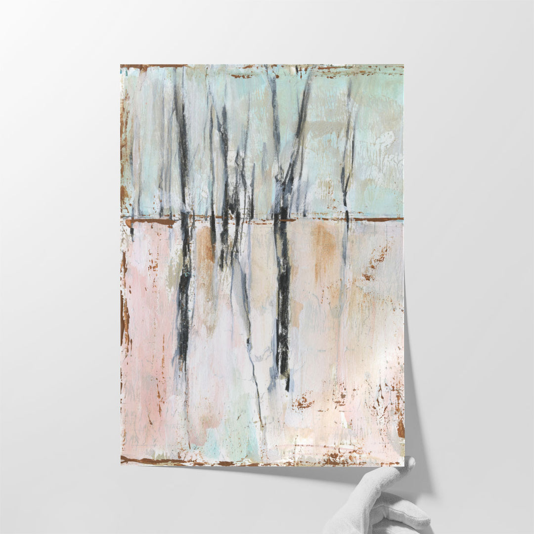 Big Framed Prints for Entryway – oversized neutral woodland artwork