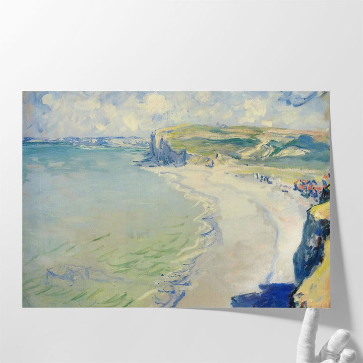 Extra Large Hallway Artwork – blue coastal canvas