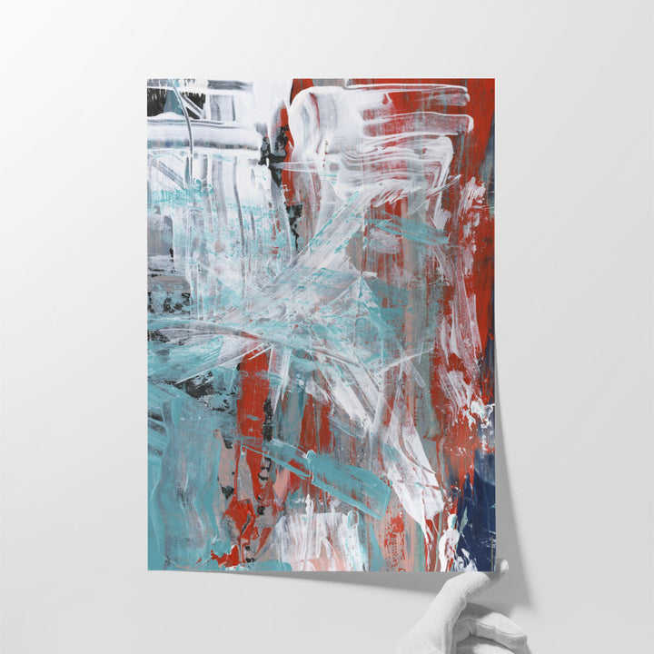 Modern Farmhouse Wall Decor – oversized abstract watercolor canvas