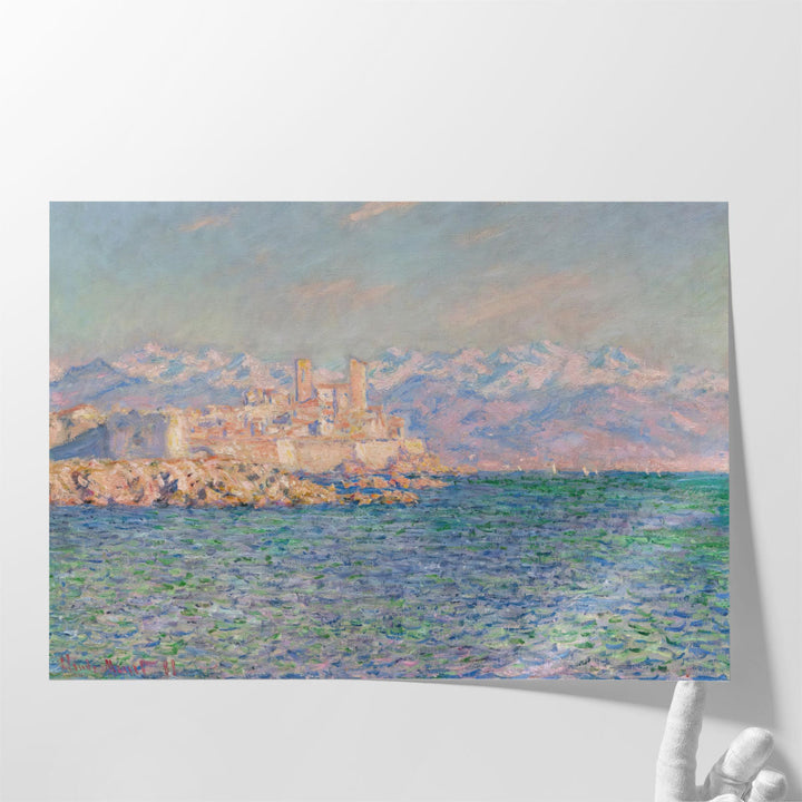 Impressionist Architecture Artwork for Living Room – fortress silhouette brushstrokes