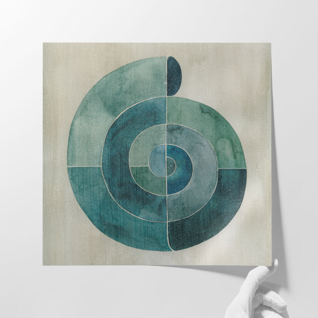 Simplified Nautilus I - Canvas Print Wall Art