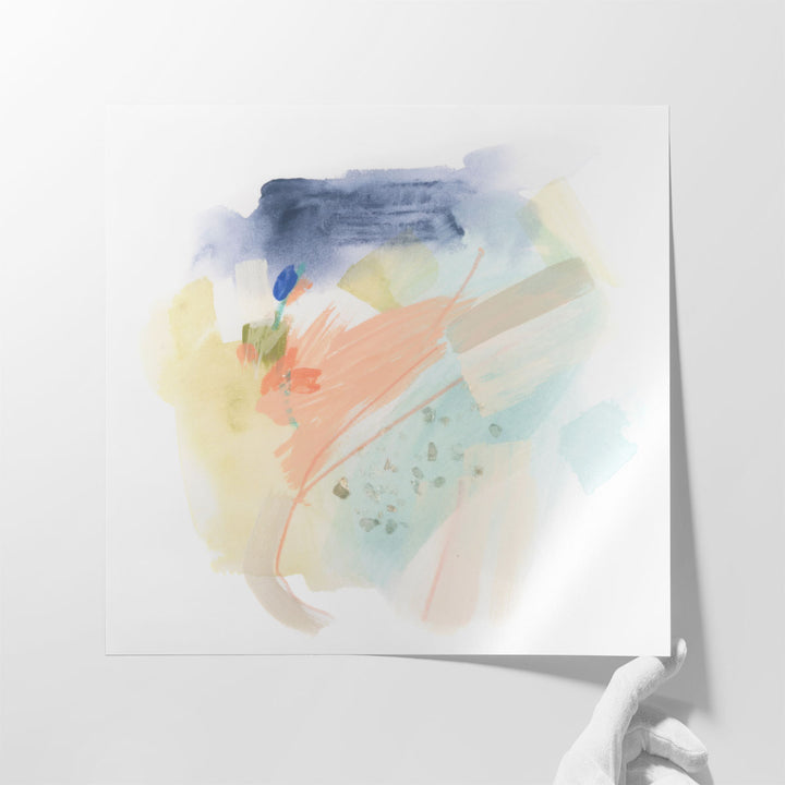Large Painting Canvas for Living Room – oversized celestial watercolor artwork