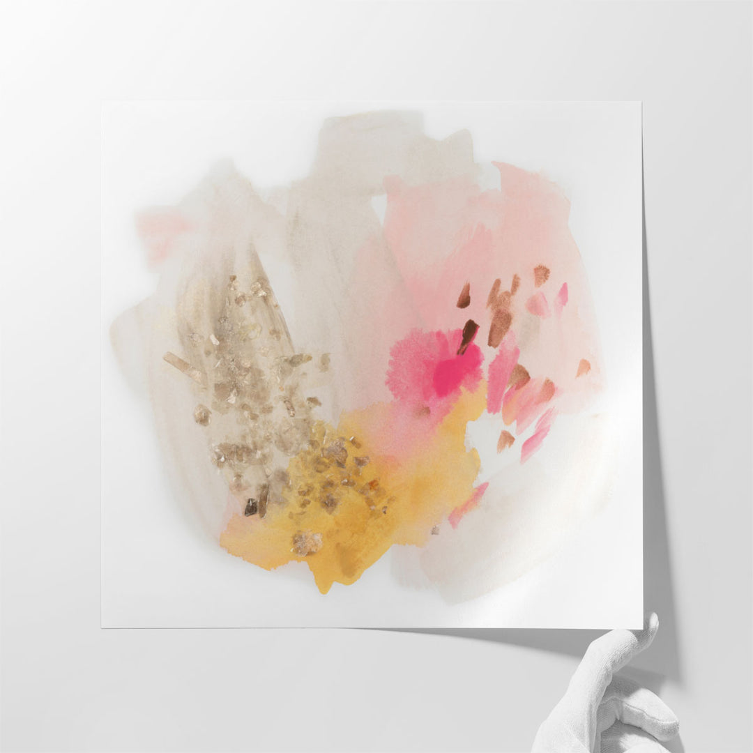 40×40 extra large hallway watercolor print