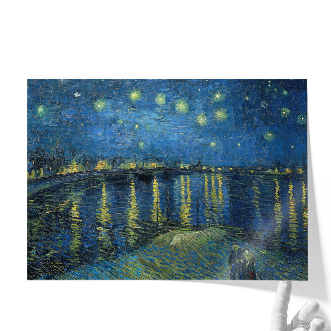 Starry Night Over the Rhone, 1888 - Canvas Print Wall Art