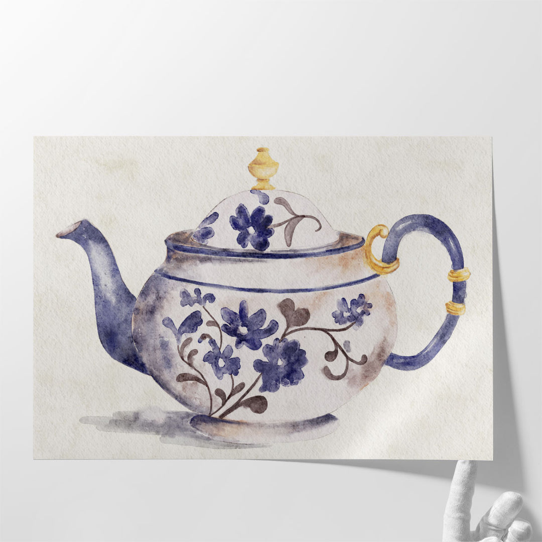 kitchen wall decor – intricate teapot motif