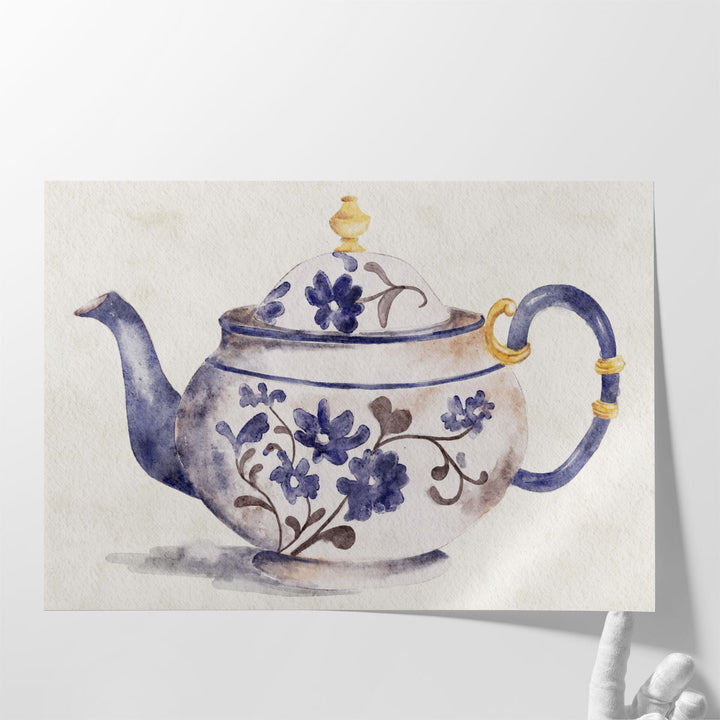 kitchen wall decor – intricate teapot motif