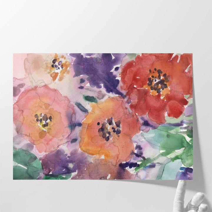 Floral Glamorous I - Canvas Print Wall Art