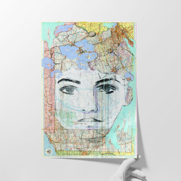 40×60 Contemporary Art Prints bold entryway focal