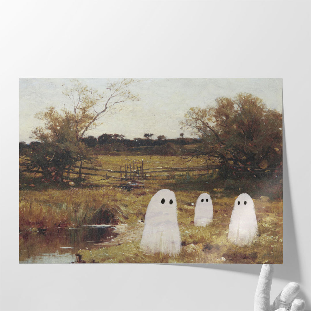 Antique Ghosties I - Canvas Print Wall Art
