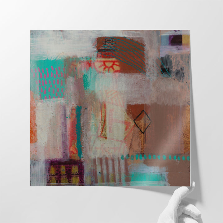 Colorful Wall Art – sweeping strokes in bright tones